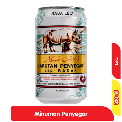 Sinde Larutan Penyegar Cap Badak Leci 320 ml